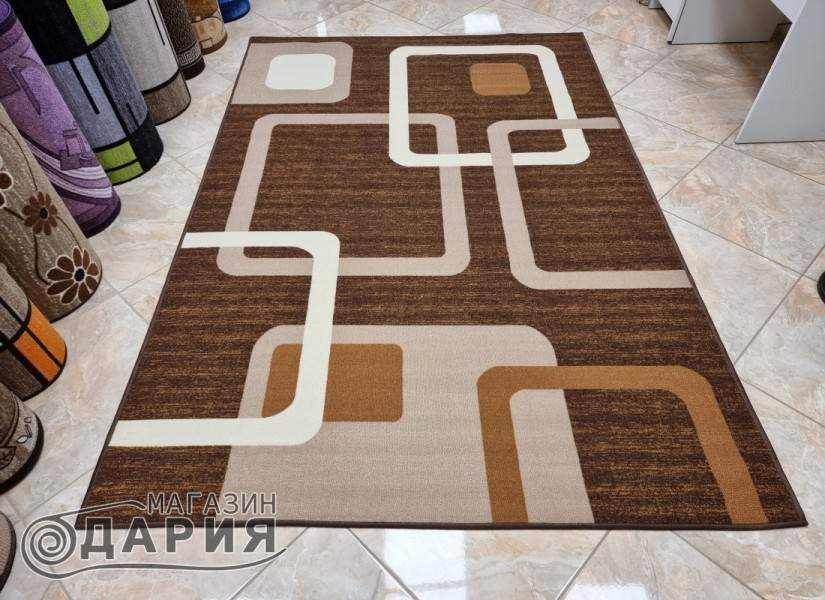 Мокетен килим ERIKA 8024 brown